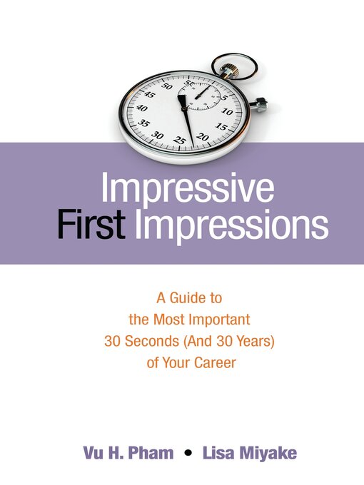 Title details for Impressive First Impressions by Vu H. Pham - Available
